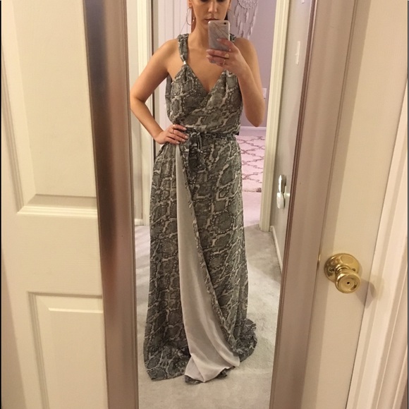 armani exchange maxi dress